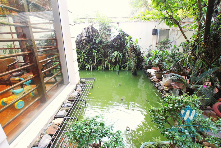 Nice house for rent Vuon Dao area, Tay Ho district, Hanoi